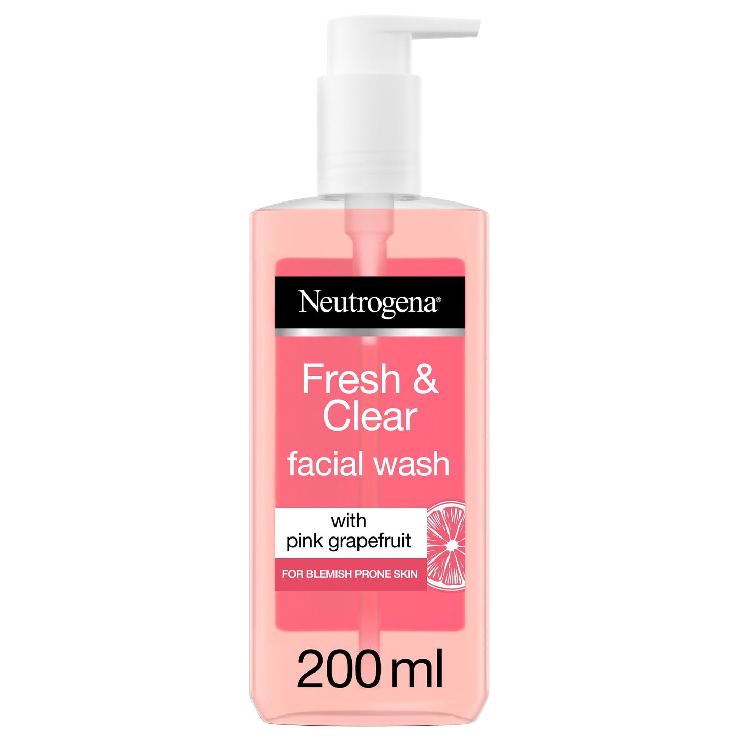 Neutrogena Fresh & Clear Facial Wash With Grapefruit, 200Ml