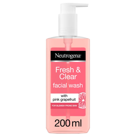Neutrogena Fresh & Clear Facial Wash With Grapefruit, 200Ml