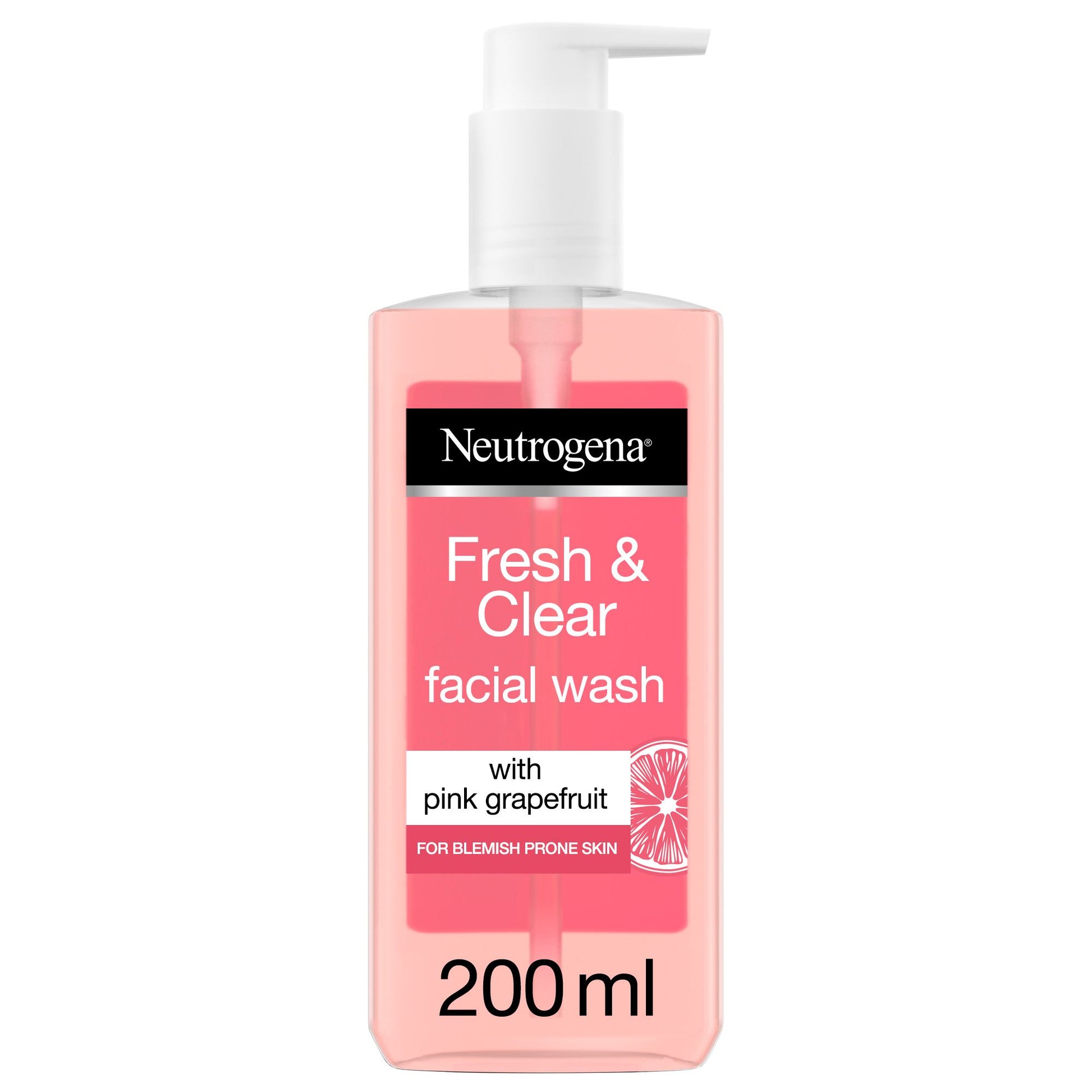 Neutrogena Fresh & Clear Facial Wash With Grapefruit, 200Ml