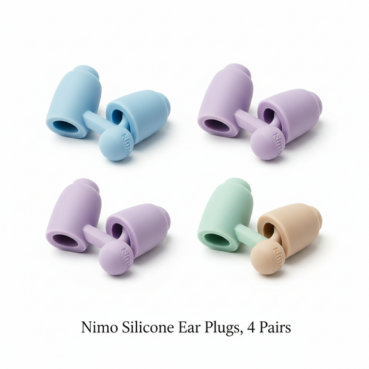 Nimo Silicone Ear Plugs, 4 Pairs