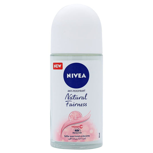 Nivea 48h Protection Natural Radiance Antiperspirant Roll-on for Women, 50ml