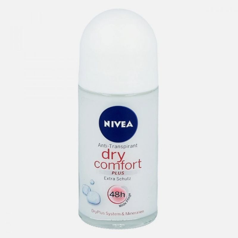 Nivea Dry Comfort Plus Antiperspirant Deodorant Roll-On, 50ml