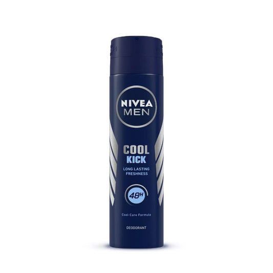 Nivea Men 48h Protection Cool Kick Fresh Scent Deodorant Spray for Men, 150ml