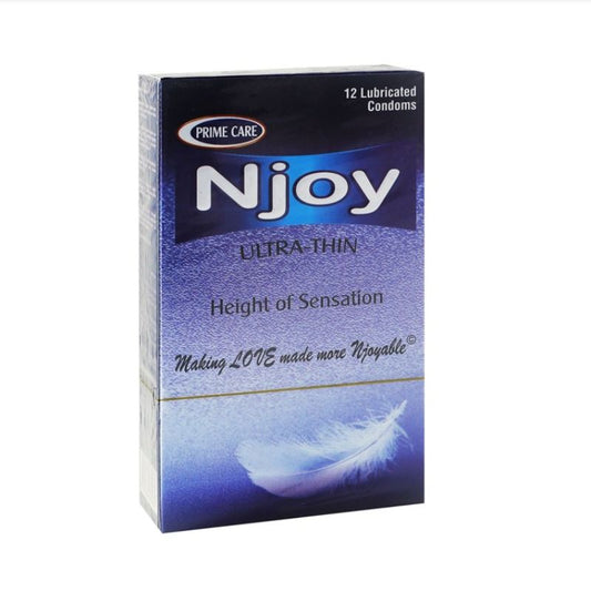 Njoy Condoms Ultra Thin, 12 Counts