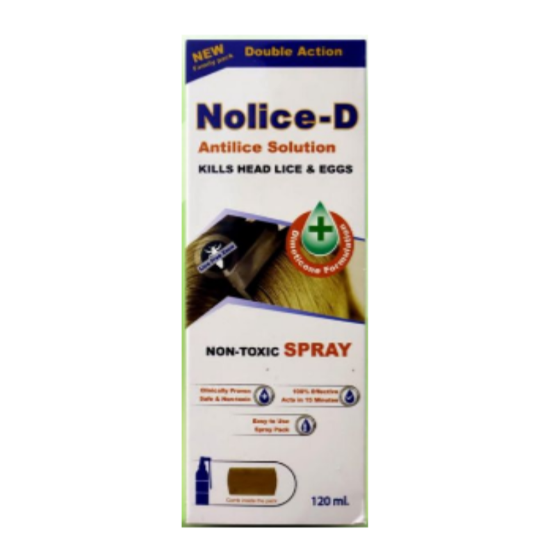 No Lice-D Anti Lice Solution, 120 Ml