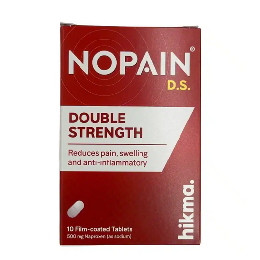 Nopain DS 500mg Naproxen, 10 Tablets