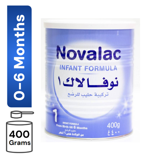 Novalac Stage 1 Infant Formula Milk For 0-6 Months, 400G