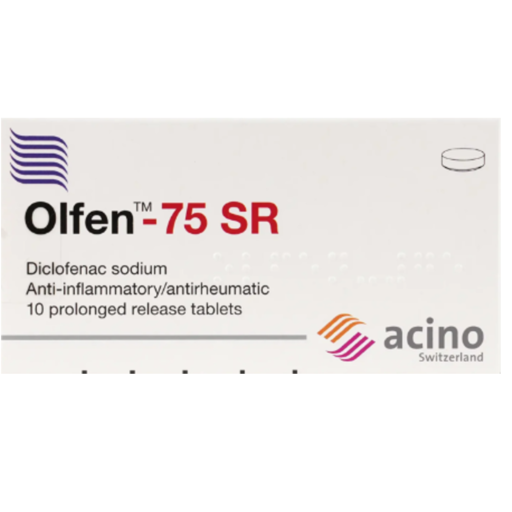 Olfen 75 Sr Diclofenac Sodium 10 Tablets