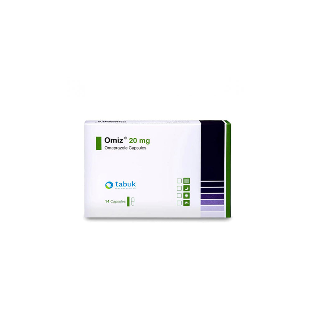 Omiz 20mg Tablets, 14 Pieces