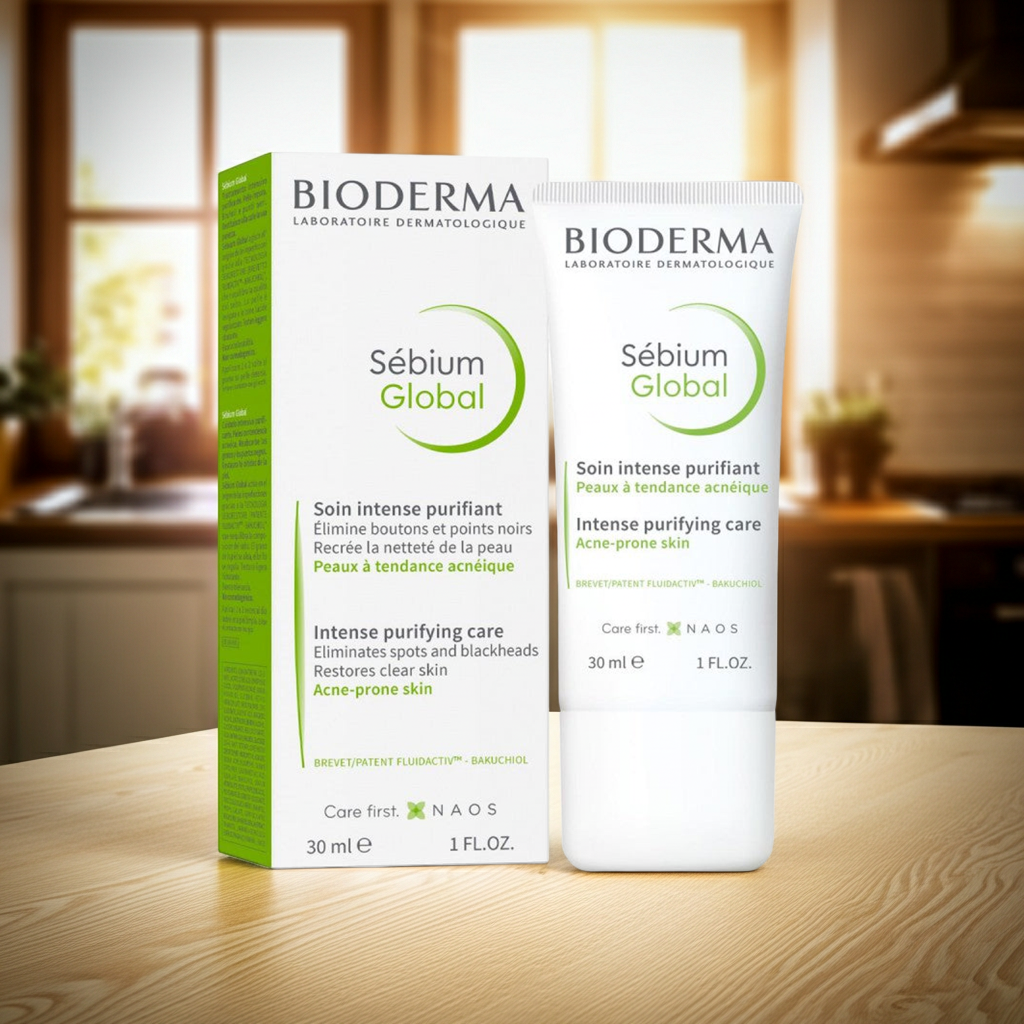 Bioderma Sebium Global Corrective Care Cream for Acne & Blemishes, 30ml