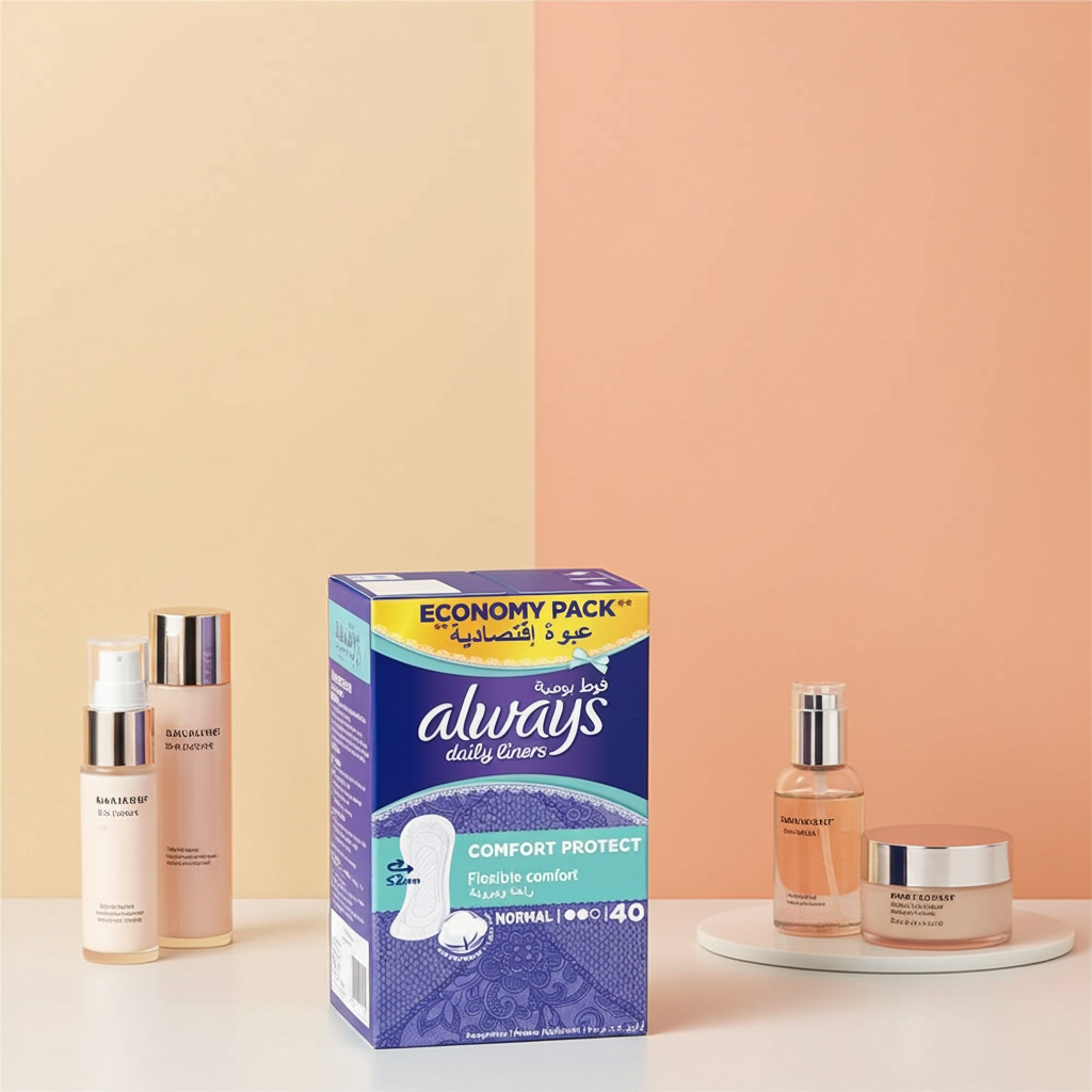 Always Comfort Protect Normal Sanitary Pads 40 Pads – All-Day Comfort & Protection with SoftDry Technology
