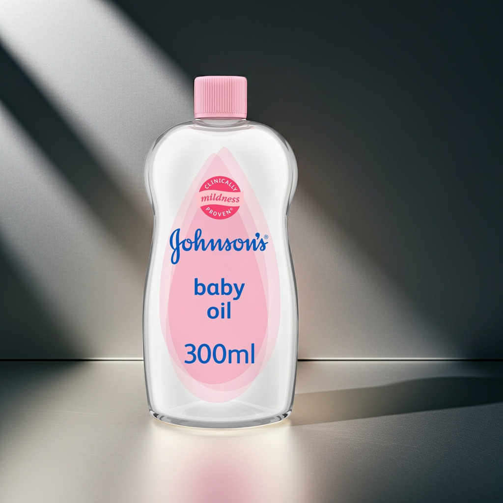 Johnson's Baby Oil 300ml – Gentle Moisturising Oil for Baby's Soft & Smooth Skin