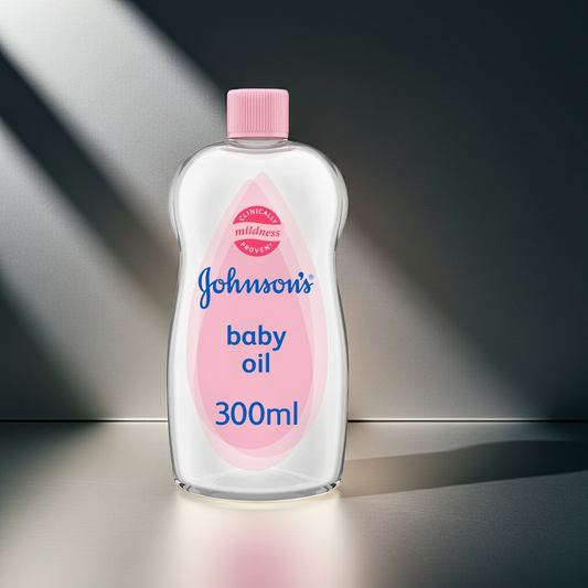 Johnson's Baby Oil 300ml – Gentle Moisturising Oil for Baby's Soft & Smooth Skin
