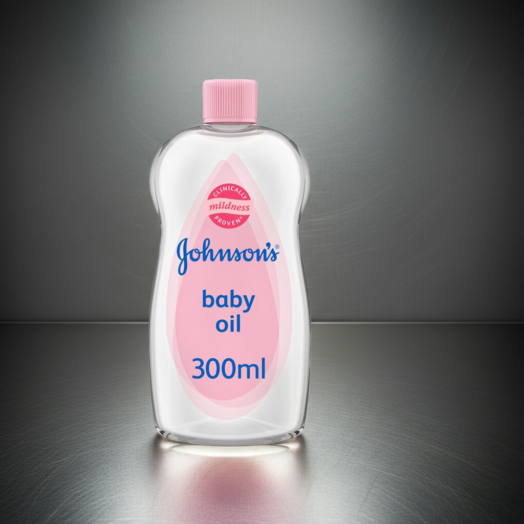 Johnson's Baby Oil 300ml – Gentle Moisturising Oil for Baby's Soft & Smooth Skin