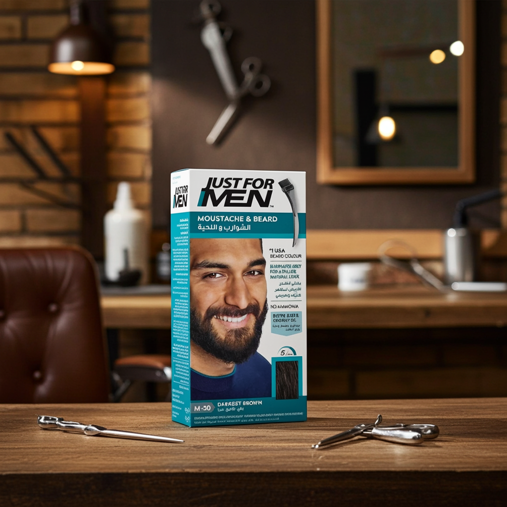 Just For Men Mustache & Beard Hair Coloring M-50 Darkest Brown 1 Pack