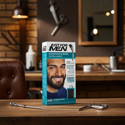 Just For Men Mustache & Beard Hair Coloring M-50 Darkest Brown 1 Pack