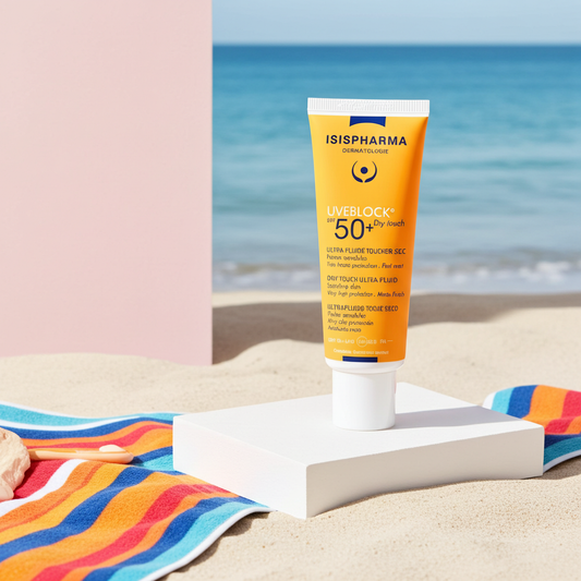 ISIS Pharma Uve Block SPF 50 Dry Touch Fluid Sunscreen for Oily & Combination Skin, 40ml