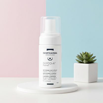 ISIS Pharma Glyco A Foaming Cleanser with Glycolic Acid for Skin Renewal & Radiance, 100ml