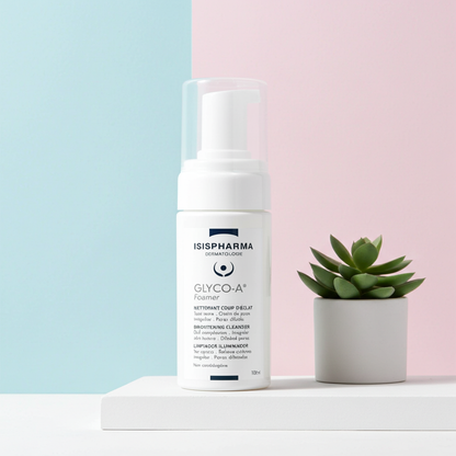 ISIS Pharma Glyco A Foaming Cleanser with Glycolic Acid for Skin Renewal & Radiance, 100ml