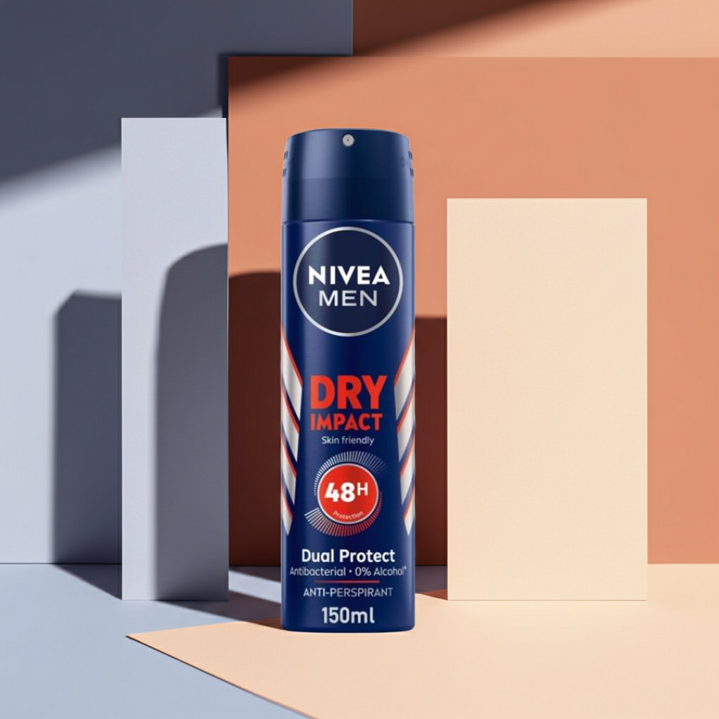 Nivea Men Dry Impact Antiperspirant Deodorant Spray 150ml