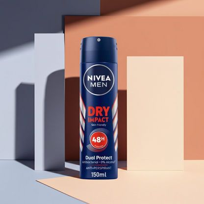 Nivea Men Dry Impact Antiperspirant Deodorant Spray 150ml