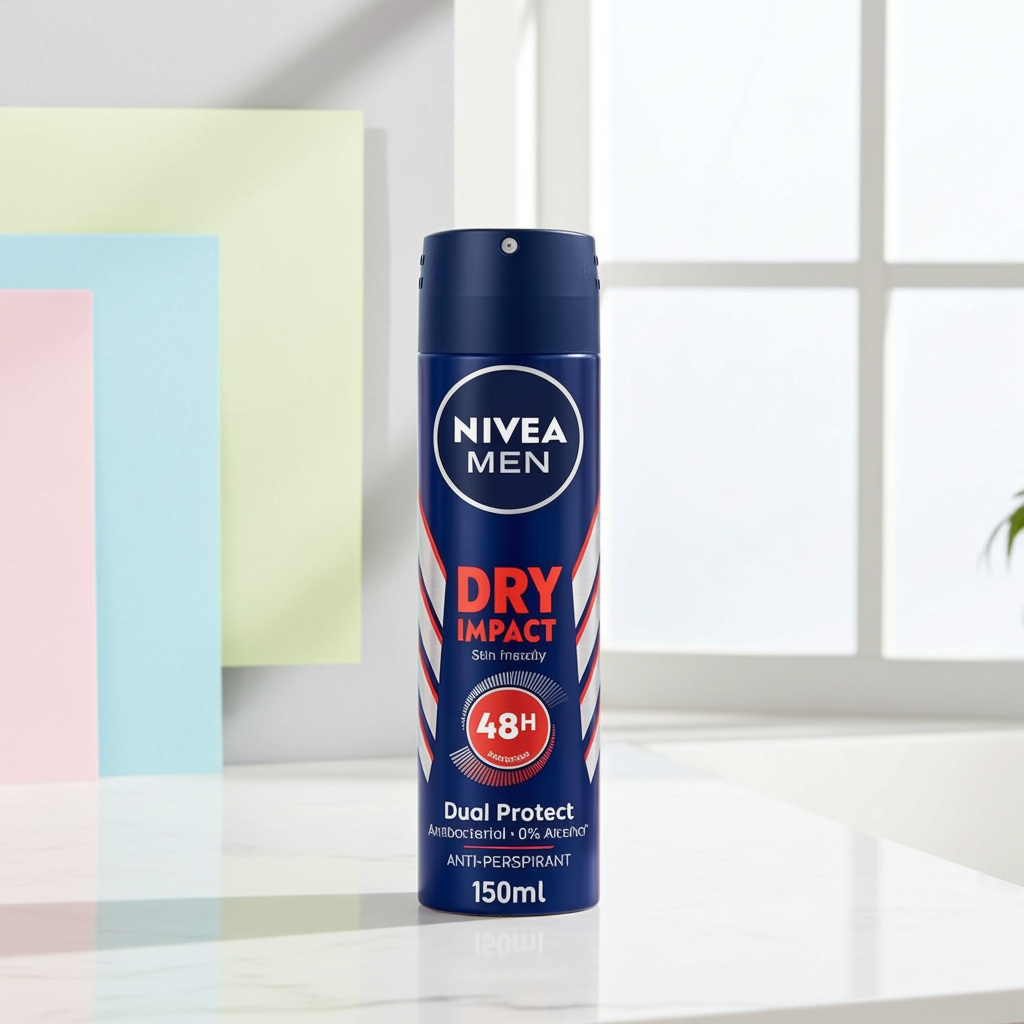Nivea Men Dry Impact Antiperspirant Deodorant Spray 150ml