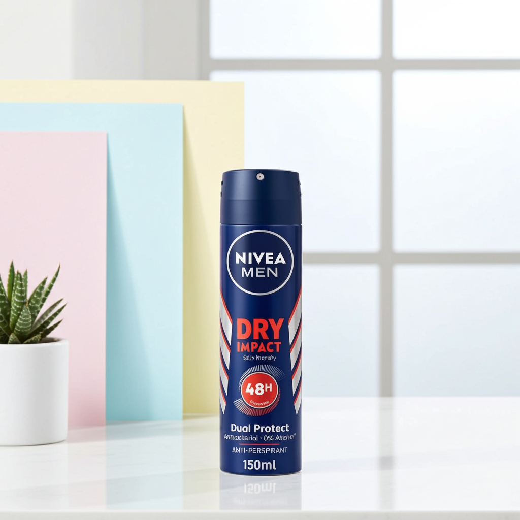 Nivea Men Dry Impact Antiperspirant Deodorant Spray 150ml