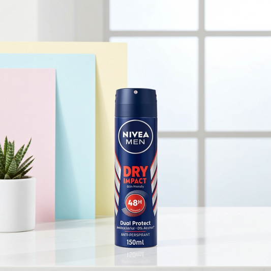 Nivea Men Dry Impact Antiperspirant Deodorant Spray 150ml