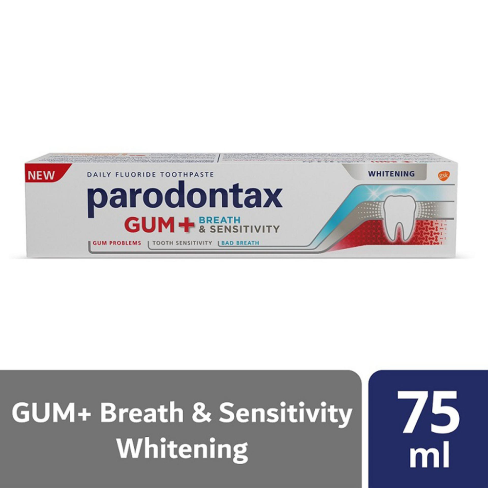 Parodontax Gum+Breath Sensitivity Whitening 75Ml