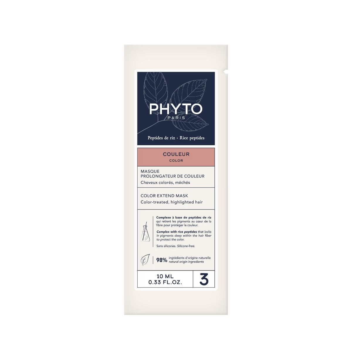 PHYTO Color Permanent Hair Color Kit Shade 1 Black