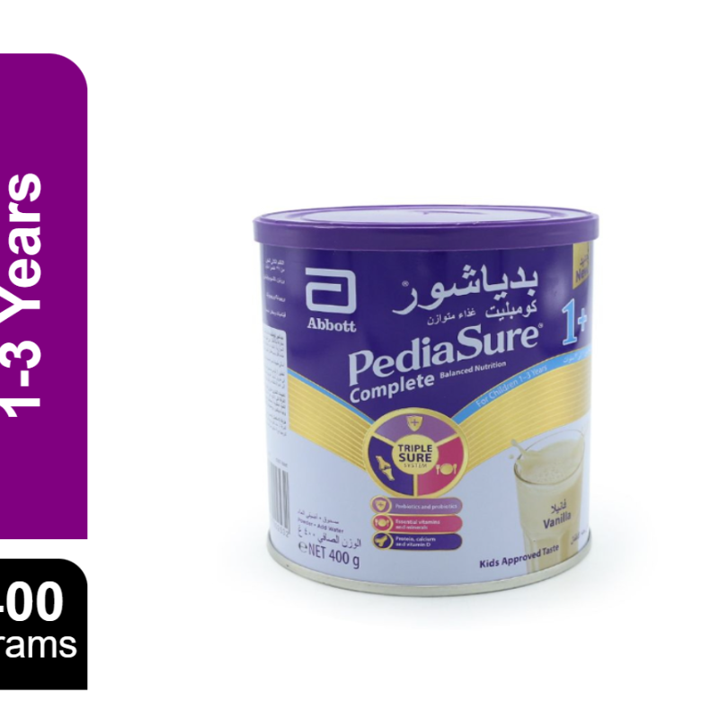 Pediasure Vanilla Complete Powder Drink 1+Years, 400G