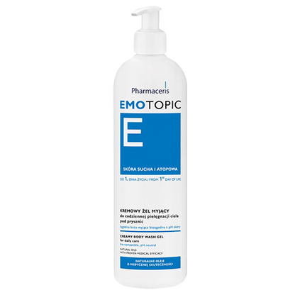 Pharmaceris Emotopic Creamy Body Shower Gel for Sensitive & Atopic Skin 400 ml