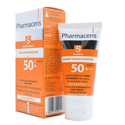 Pharmaceris A Hydro-Sensilium Hydrolipid & Protective Face Cream SPF 50 50 ml