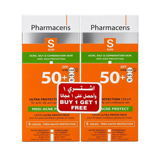 Pharmaceris Medi Acne Protect Oily Skin Spf 50+ 50Ml (1+1)
