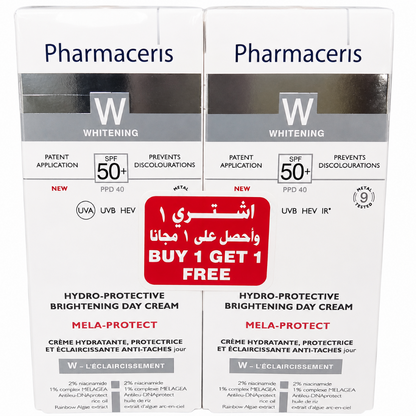 Pharmaceris Mela-Protect Brigh Day Cream Spf 50+ 50Ml (1+1)