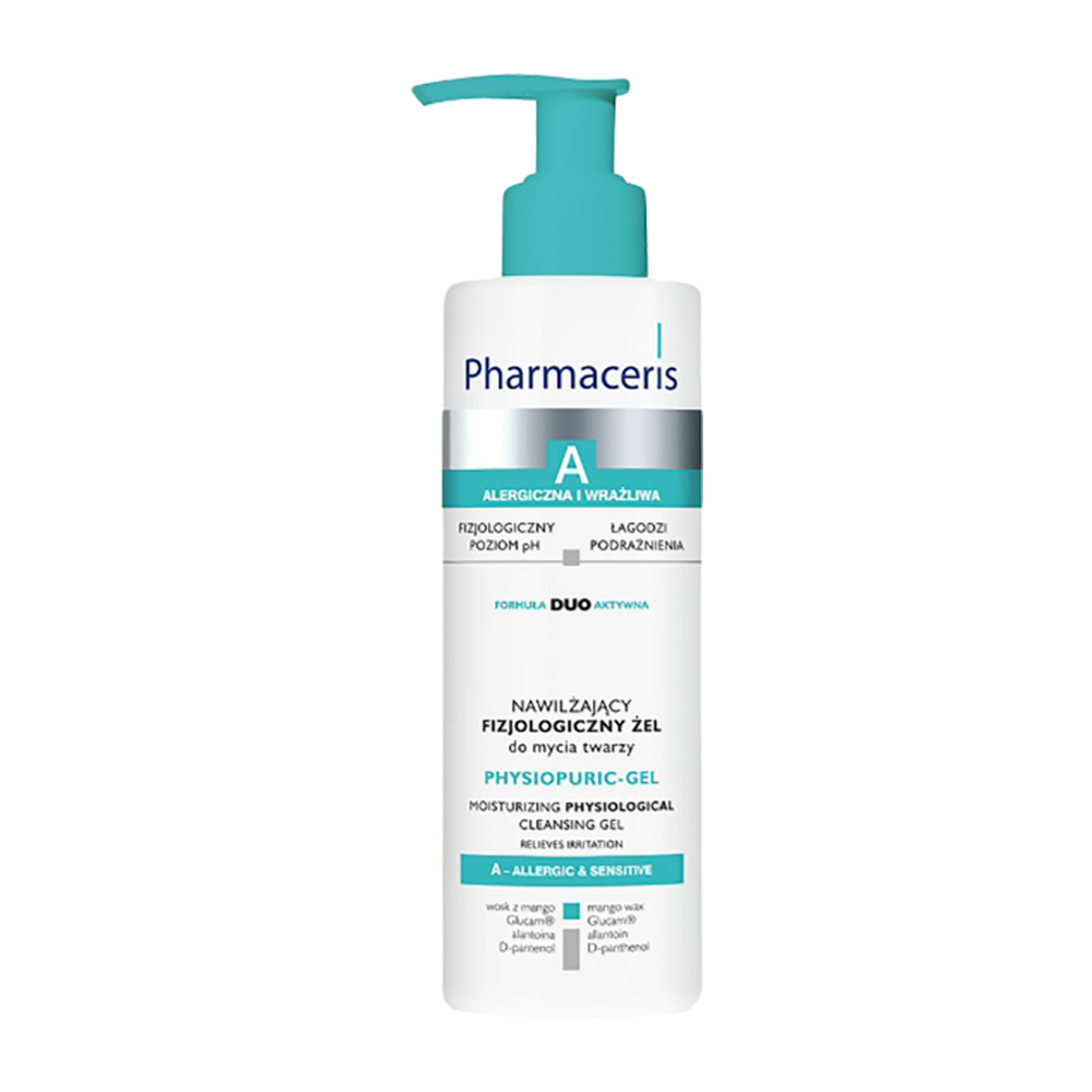 Pharmaceris Physiopuric Cleansing Face Gel For Dry & Sensetive Skin, 190Ml