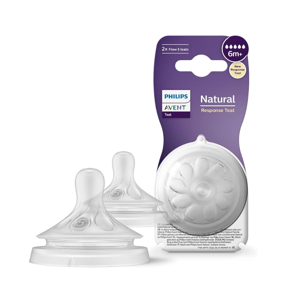Philips Natural Teether 6m+ 2"s (Scy 966/02)