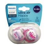 Philips Ultra Air Happy Soother 0–6 Months (SCF080/01)