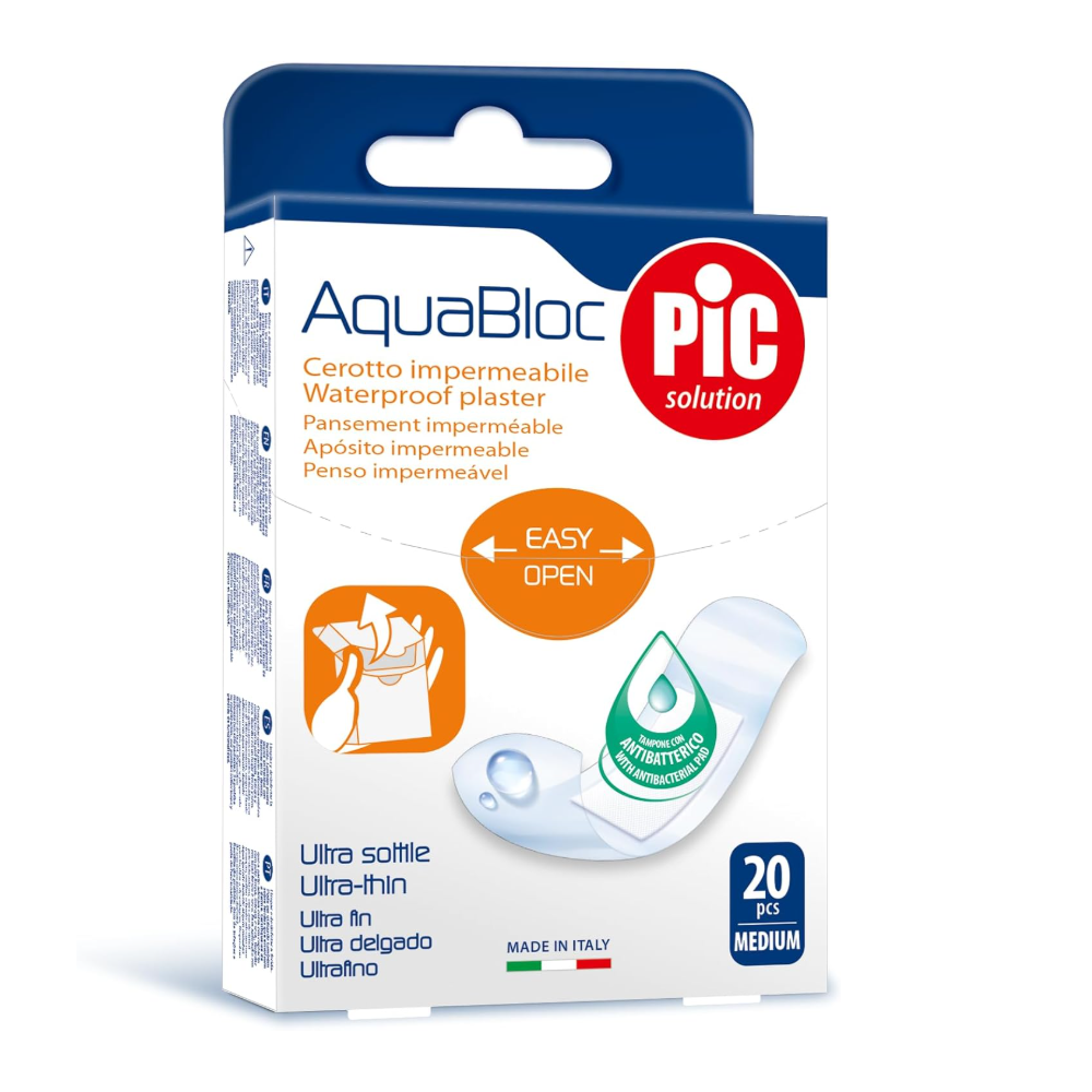 Pic Plaster Aquabloc Medium, 20 Pieces