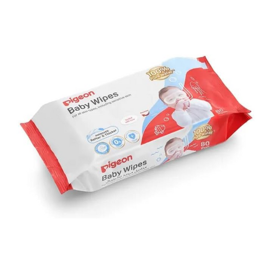 Pigeon Baby Wipes Pure Water Fliptop 80"s