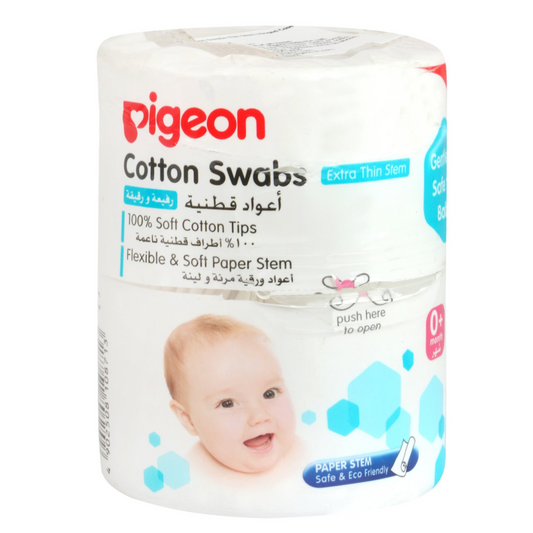 Pigeon Cotton Swabs, 200 Pieces