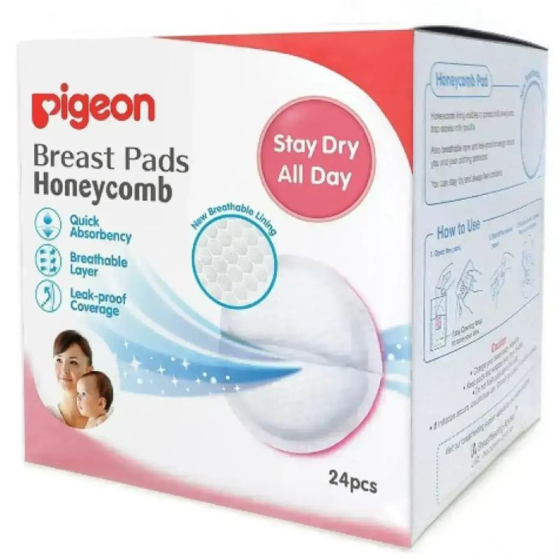 Pigeon Disposable Breast Pads, 24 Pieces