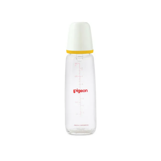 Pigeon Glass Bottle K-8 240ml 4m + Small Nipple 3"s