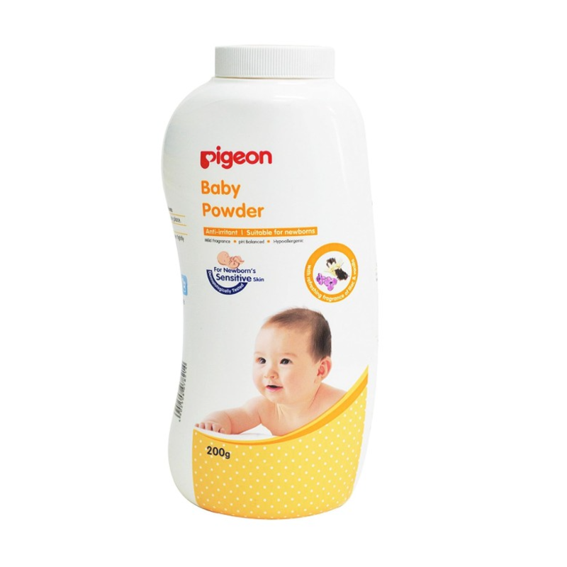 Pigeon Hypoallergenic Baby Powder With Jojoba & Chamomile, 200g