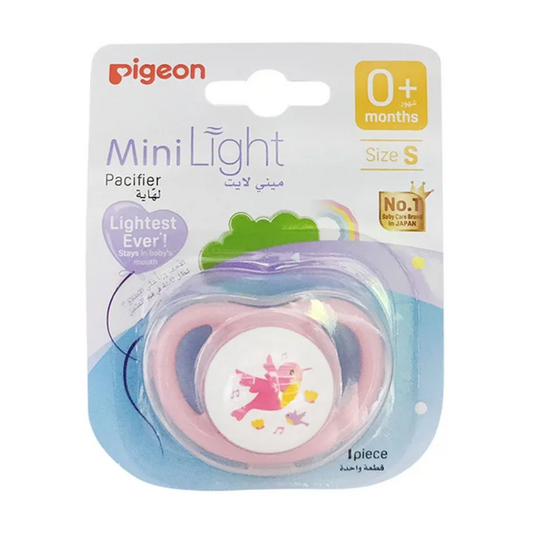 Pigeon Minilight Pacifier L 12+m Girl 1"s