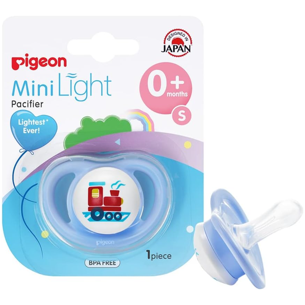 Pigeon Minilight Pacifier S 0+m Boy 1"s