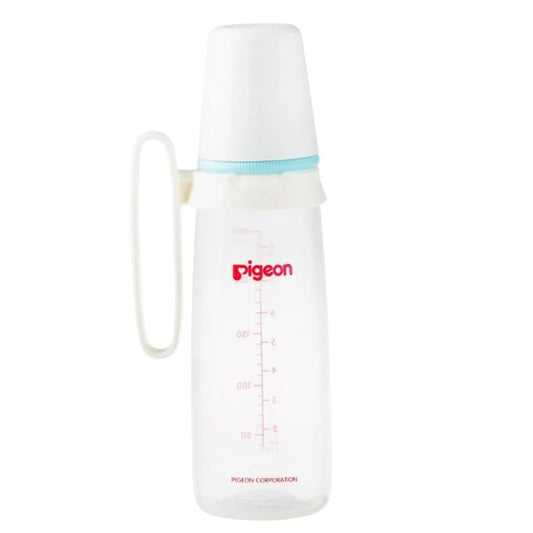 Pigeon Peristaltic Nursing Bottle Plastic With Handle, 240Ml