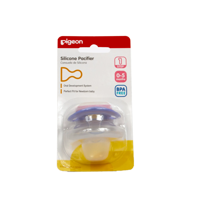 Pigeon Silicon Pacifier Step 1 (0-5 Months), 1 Piece