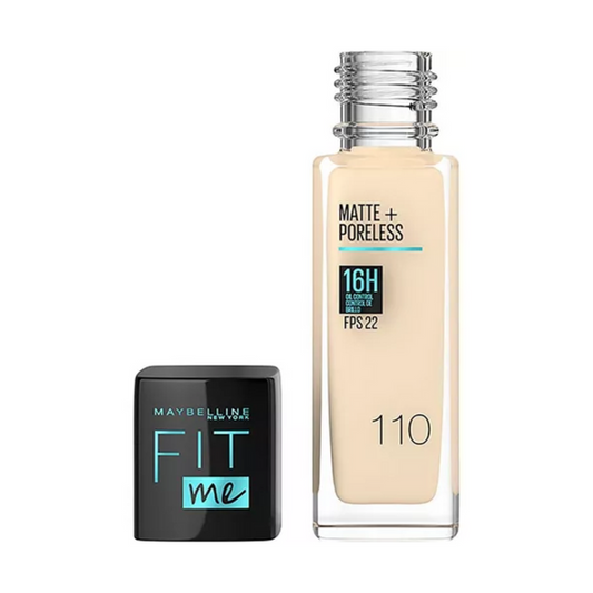 Maybelline Fit Me Matte + Poreless Liquid Foundation 110 Porcelain 30ml