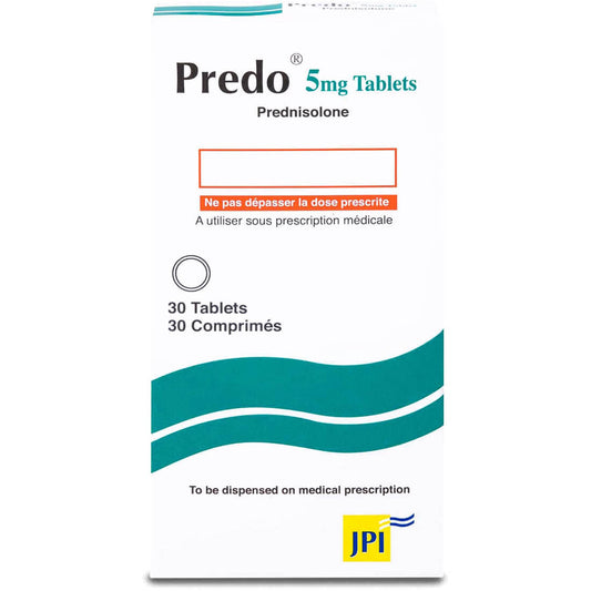 Predo 5mg Tablets 30s (Prednisolone)